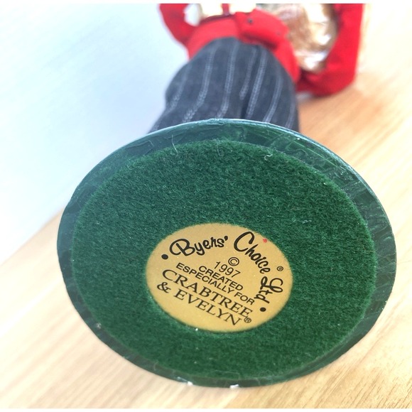 Vtg Byer's Choice Christmas Carolers 1997 Crabtree & Evelyn Collaboration - Picture 5 of 6